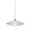 Besa Lighting Spazio Cord Pendant, Clear/Frost, Satin Nickel, 1x3W LED 1XT-6294CL-LED-SN - alternate 1